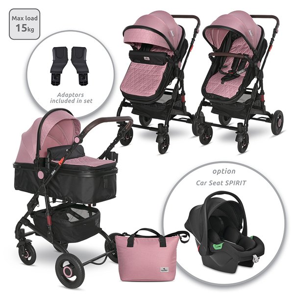 detska-kolichka-alba-premium-adaptori-lorelli-pink.jpg - 1