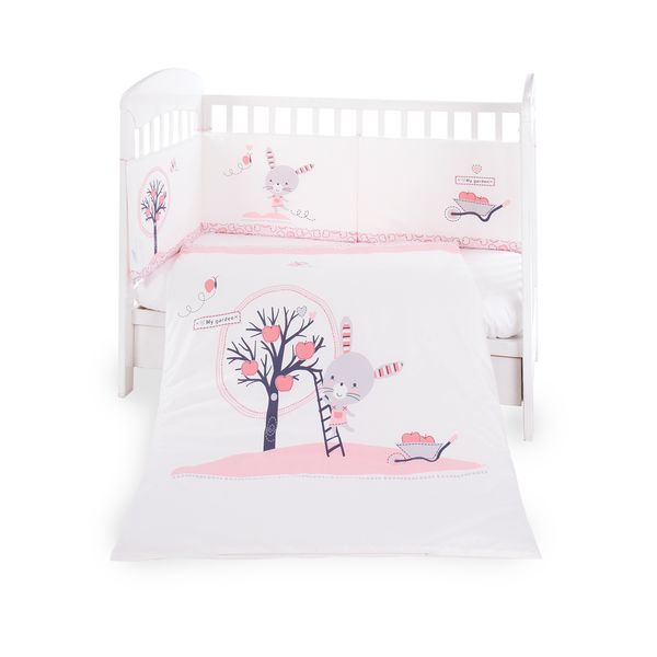 detski-spalen-komplekt-eu-style-2-chasti-70-140-pink-bunny-kikkaboo-bebeland.jpg - 1