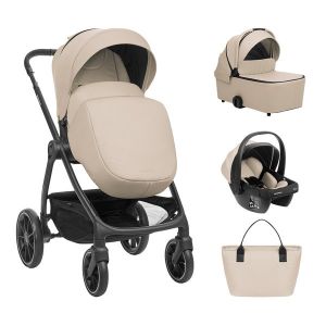 Бебешка количка 3в1 Modena KIKKABOO - Beige