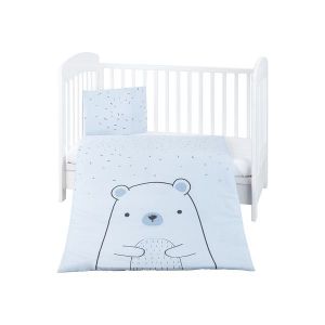 Детски спален комплект 3 части KIKKABOO - Bear with me Blue