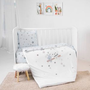 Сет COSY 3 части BEAR WITH SWING LORELLI - син