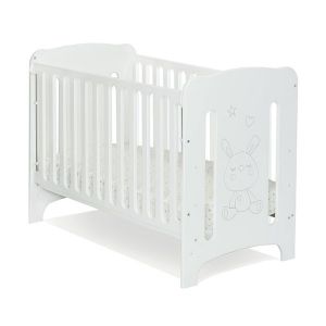 Детска кошара Carmela 60х120 - MDF NUBA - бяло