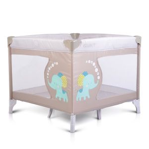 Детска кошара за спане и игра Giant MONI - сив