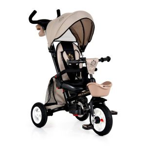 Триколка с родителски контрол Flexy Lux BYOX - бежов