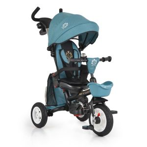 Триколка с родителски контрол Flexy Lux BYOX - тюркоаз
