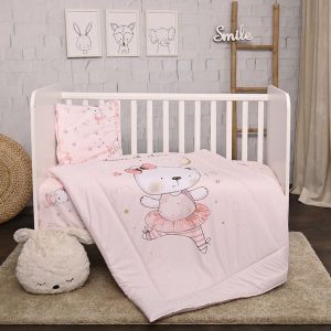 Сет COSY 3 части МЕЧЕ БАЛЕРИНА LORELLI - розово