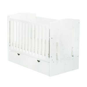 Детско легло Krista 60х120 - MDF NUBA - бяло