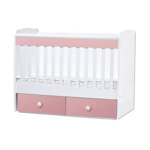 Детско легло Тони 70х140 Dizain Baby - бял + розов