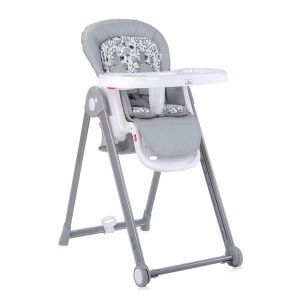 Столче за хранене PARTY LORELLI - Cool Grey LEATHER
