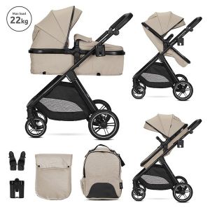 Комбинирана детска количка 2в1 ASPEN LORELLI - CAPPUCCINO