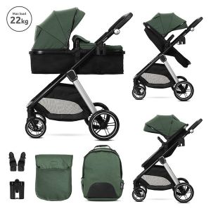Комбинирана детска количка 2в1 ASPEN LORELLI - GREEN