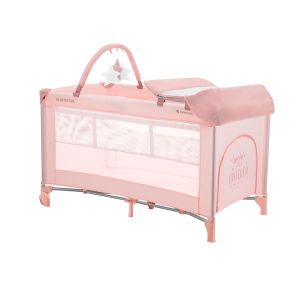 Бебешка кошара 2 нива So Gifted Plus KIKKABOO - Pink